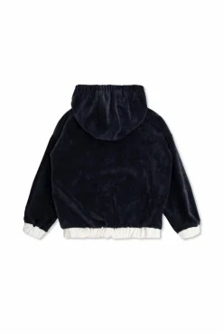 Dolce & Gabbana Kids NAVY BLUE Corduroy hoodie