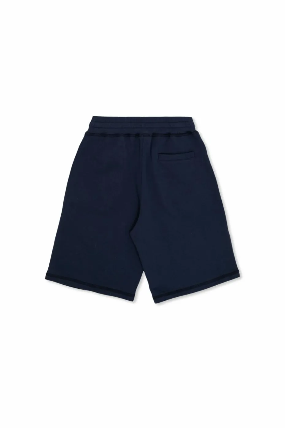 Dolce & Gabbana Kids NAVY BLUE Shorts with embossed logo