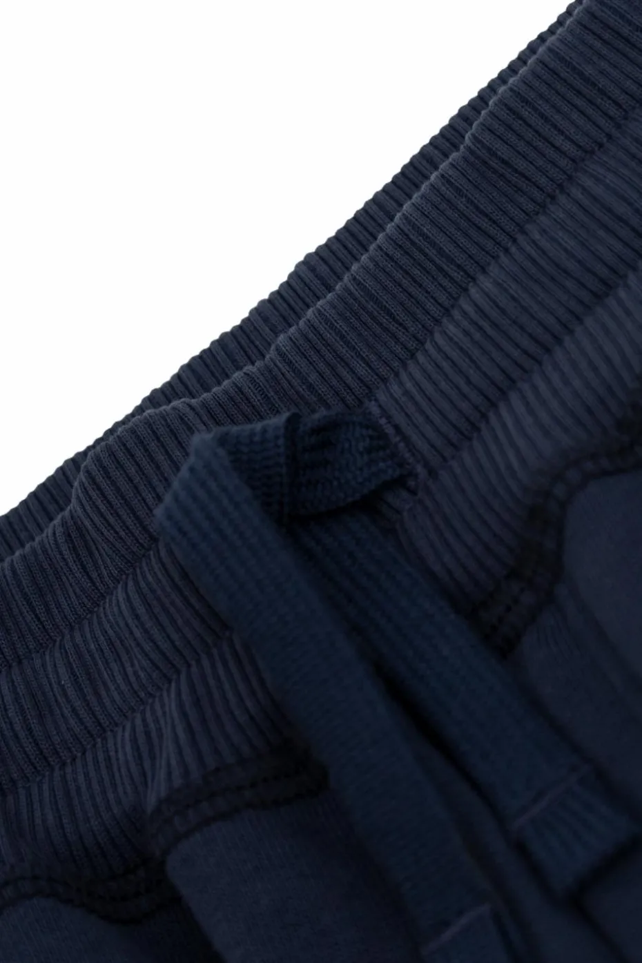 Dolce & Gabbana Kids NAVY BLUE Shorts with embossed logo