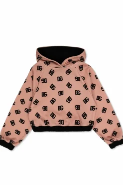 Dolce & Gabbana Kids PINK Sweatshirt with Monogram