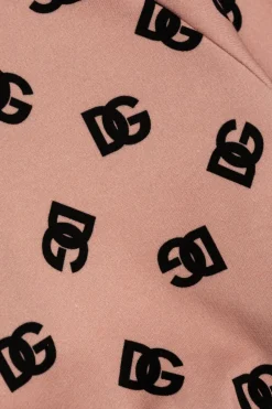 Dolce & Gabbana Kids PINK Sweatshirt with Monogram