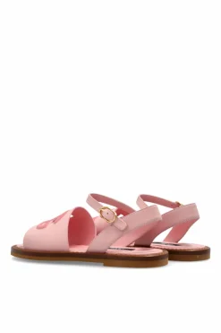 Dolce & Gabbana Kids PINK Leather sandals