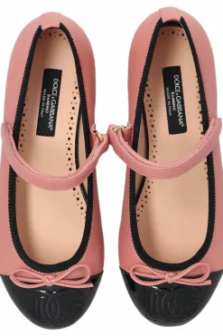 Dolce & Gabbana Kids PINK Ballet flats with logo