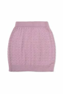 Dolce & Gabbana Kids PURPLE Wool skirt