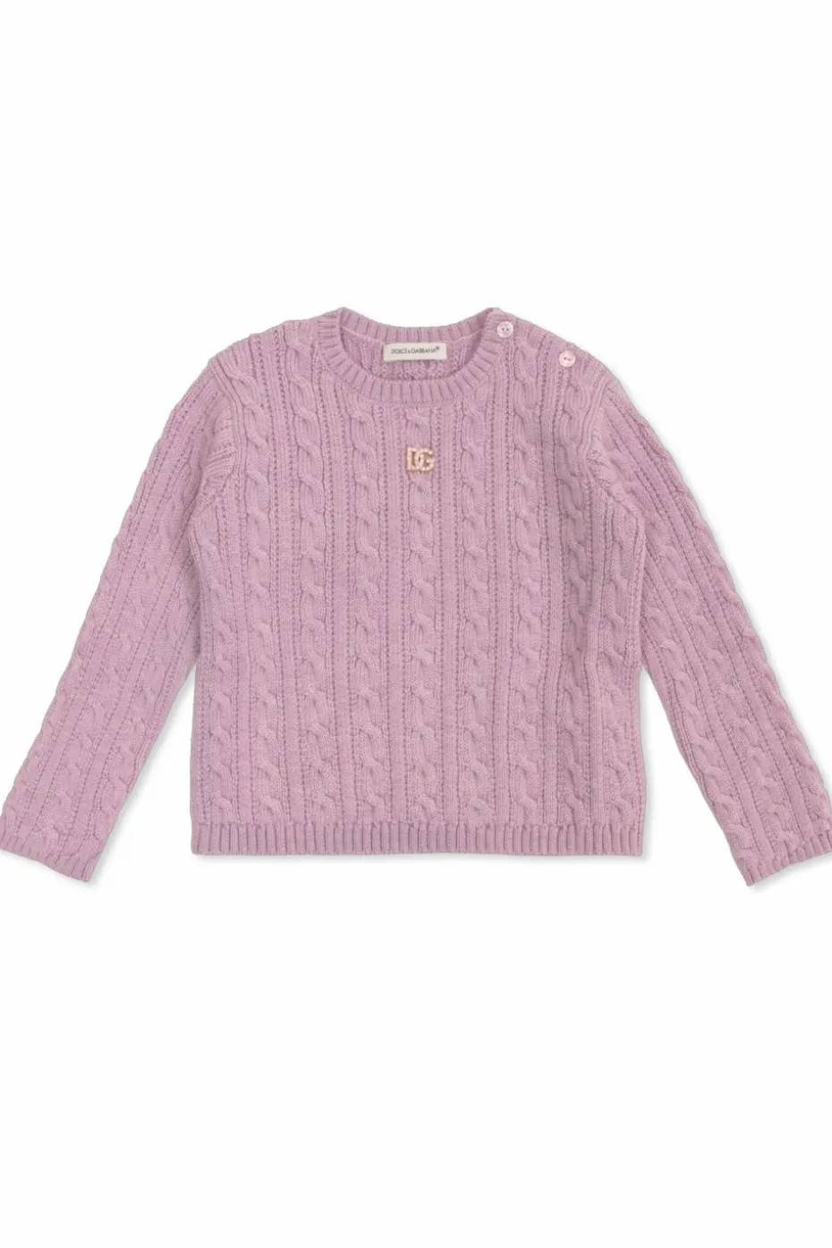Dolce & Gabbana Kids PURPLE Sweater with logo