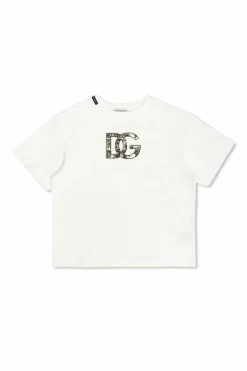 Dolce & Gabbana Kids WHITE T-shirt with logo