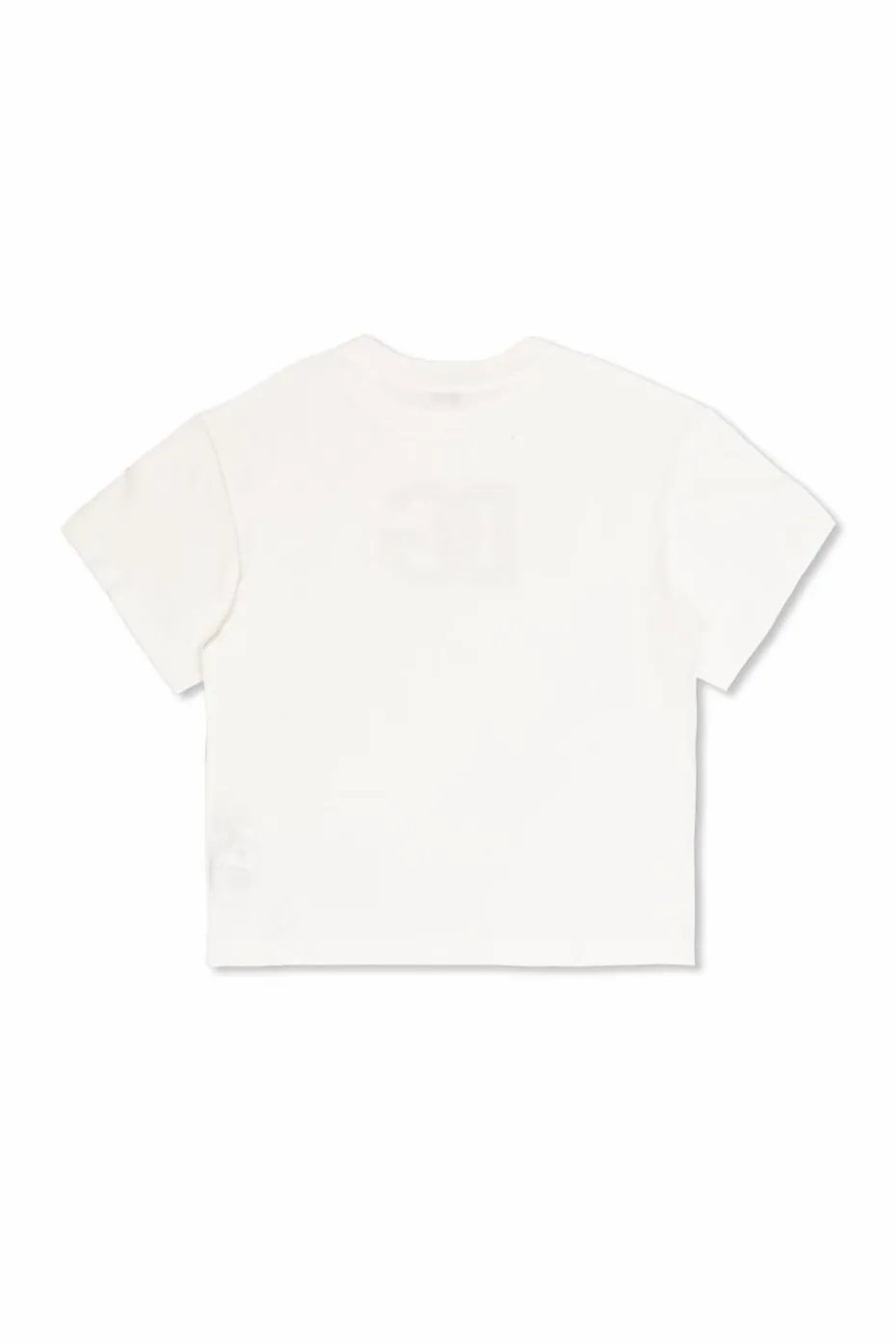 Dolce & Gabbana Kids WHITE T-shirt with sequined logo