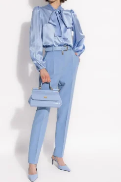 Dolce & Gabbana light blue Wool Pants