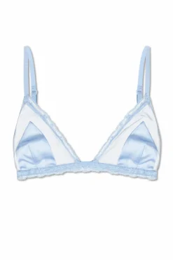 Dolce & Gabbana light blue Bra with lace trim