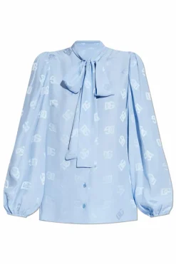 Dolce & Gabbana light blue Silk shirt