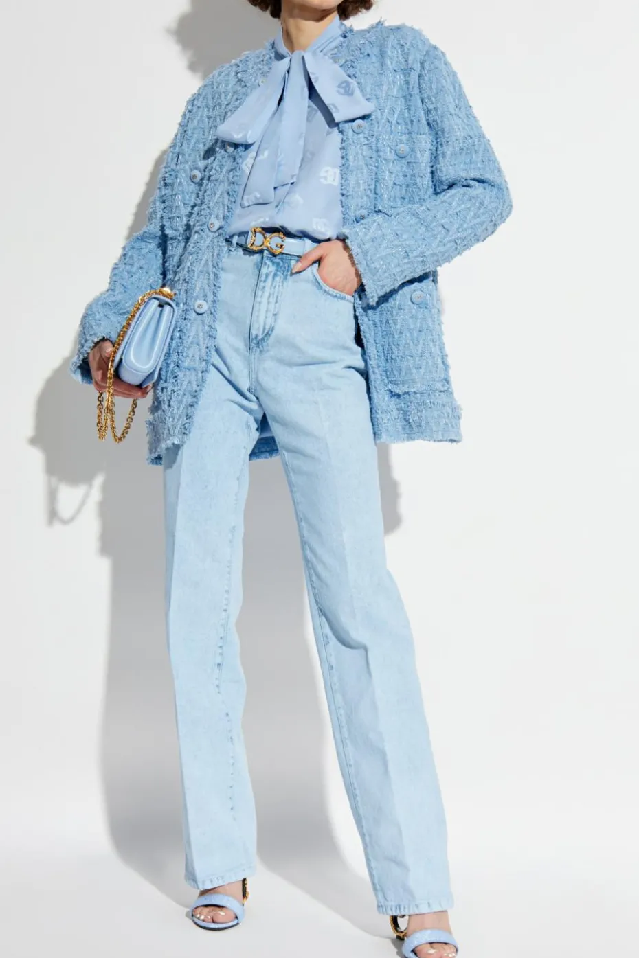 Dolce & Gabbana light blue Silk shirt