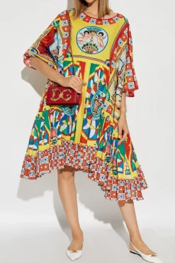 Dolce & Gabbana MULTICOLOUR Oversize dress with print