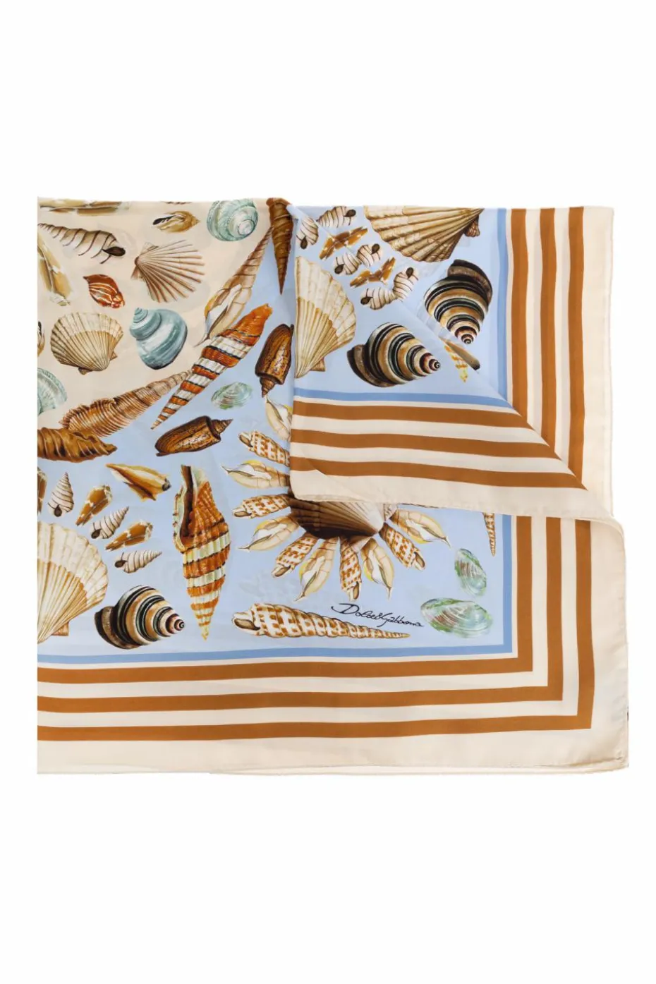 Dolce & Gabbana MULTICOLOUR Silk scarf with print