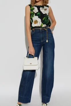 Dolce & Gabbana MULTICOLOUR Top with floral motif