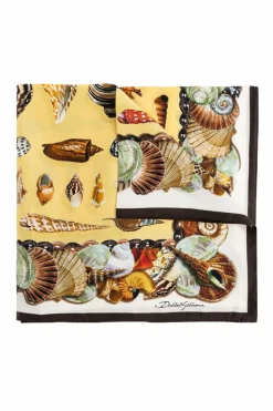 Dolce & Gabbana MULTICOLOUR Silk scarf with print