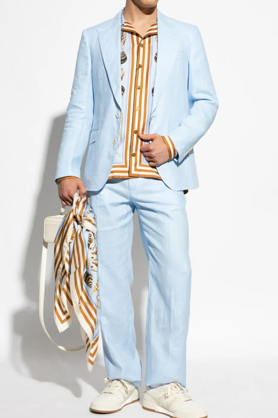 Dolce & Gabbana MULTICOLOUR Silk shirt with shell motif