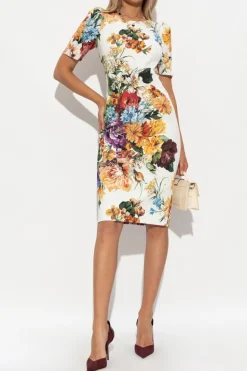 Dolce & Gabbana MULTICOLOUR Dress with floral motif