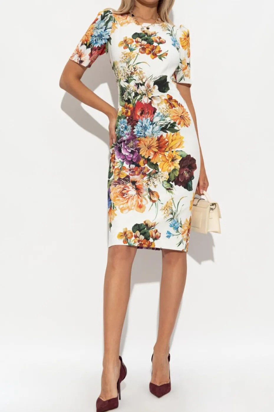 Dolce & Gabbana MULTICOLOUR Dress with floral motif