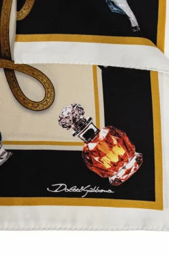 Dolce & Gabbana MULTICOLOUR Silk scarf with print