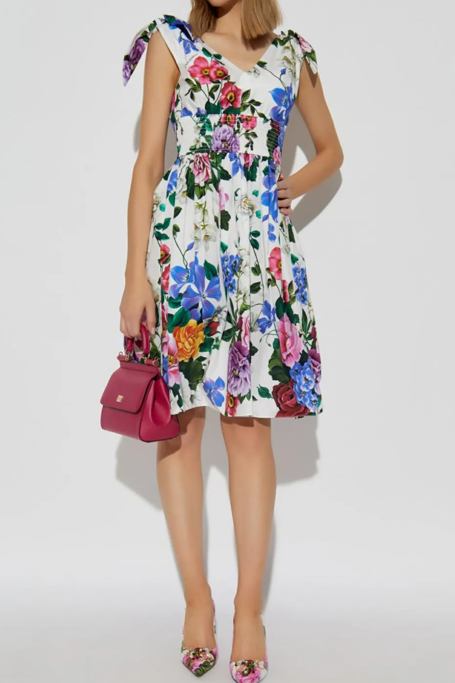 Dolce & Gabbana MULTICOLOUR Dress with floral motif