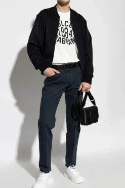 Dolce & Gabbana NAVY BLUE Jeans with logo