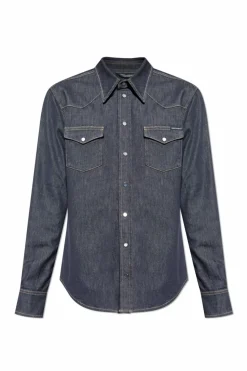 Dolce & Gabbana NAVY BLUE Denim shirt