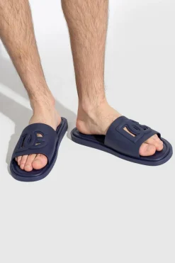 Dolce & Gabbana NAVY BLUE Rubber slides