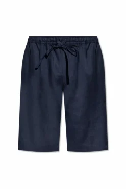 Dolce & Gabbana NAVY BLUE Linen shorts