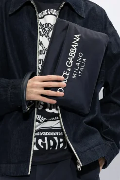 Dolce & Gabbana NAVY BLUE Handbag with logo