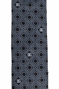 Dolce & Gabbana NAVY BLUE Patterned tie