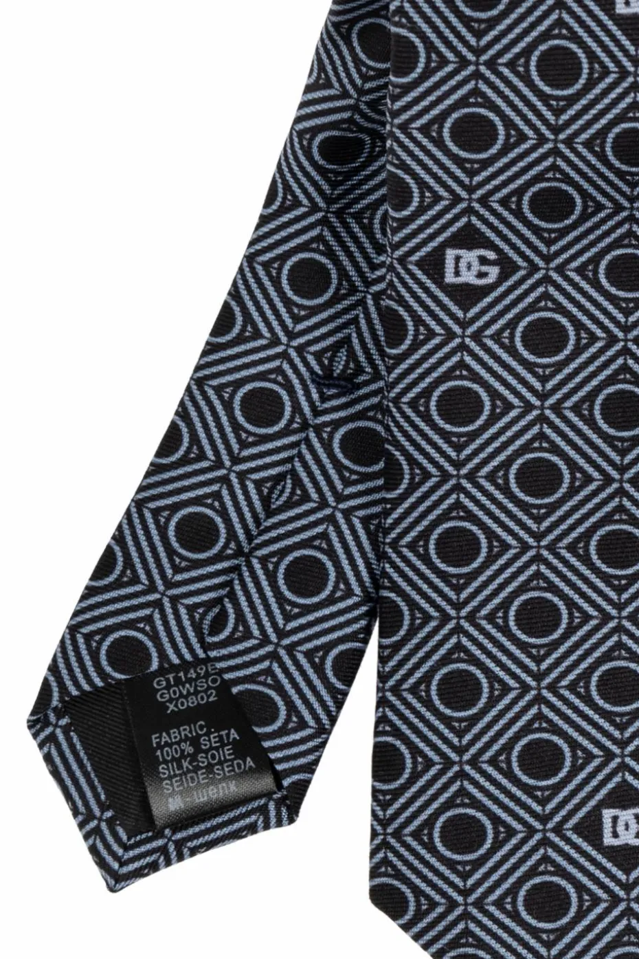 Dolce & Gabbana NAVY BLUE Patterned tie