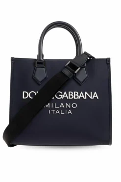 Dolce & Gabbana NAVY BLUE Shoulder bag with logo