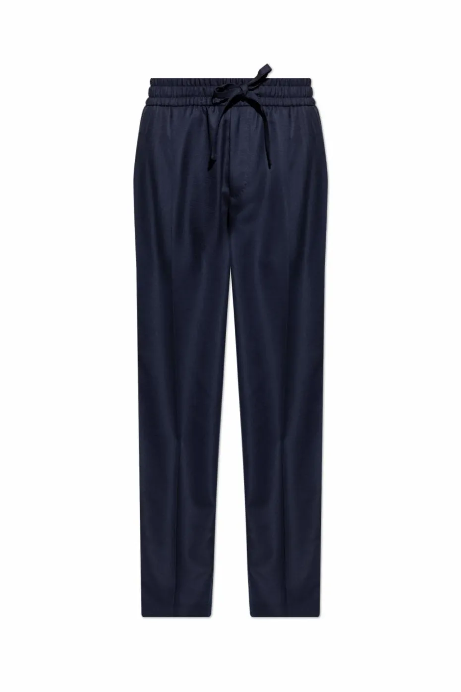 Dolce & Gabbana NAVY BLUE Wool pleated trousers