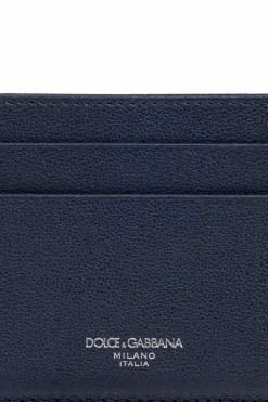Dolce & Gabbana NAVY BLUE Leather card holder