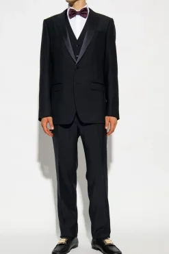Dolce & Gabbana NAVY BLUE Three-piece suit in wool