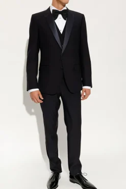 Dolce & Gabbana NAVY BLUE Three-piece wool suit