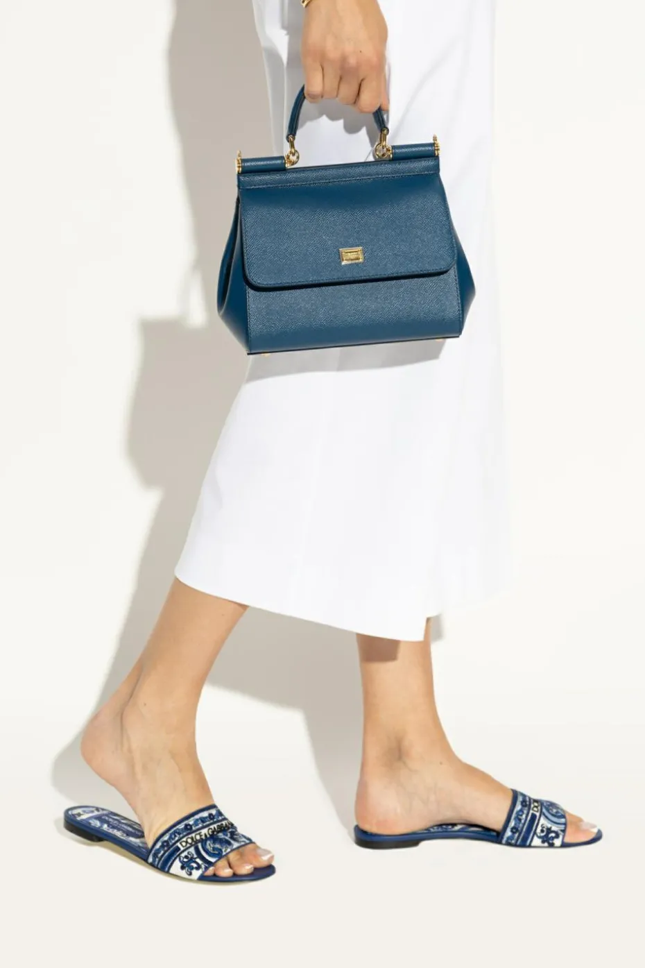 Dolce & Gabbana NAVY BLUE Handbag "Sicily Medium"