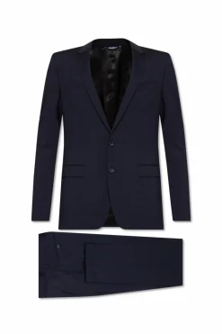 Dolce & Gabbana NAVY BLUE Wool suit