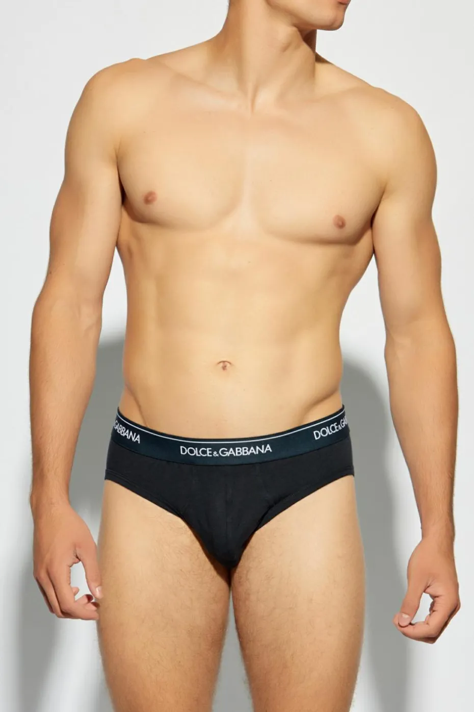 Dolce & Gabbana NAVY BLUE Two-pack of briefs