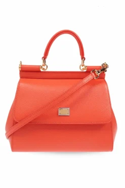 Dolce & Gabbana ORANGE Sicily Mini shoulder bag