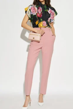 Dolce & Gabbana PINK Creased pants