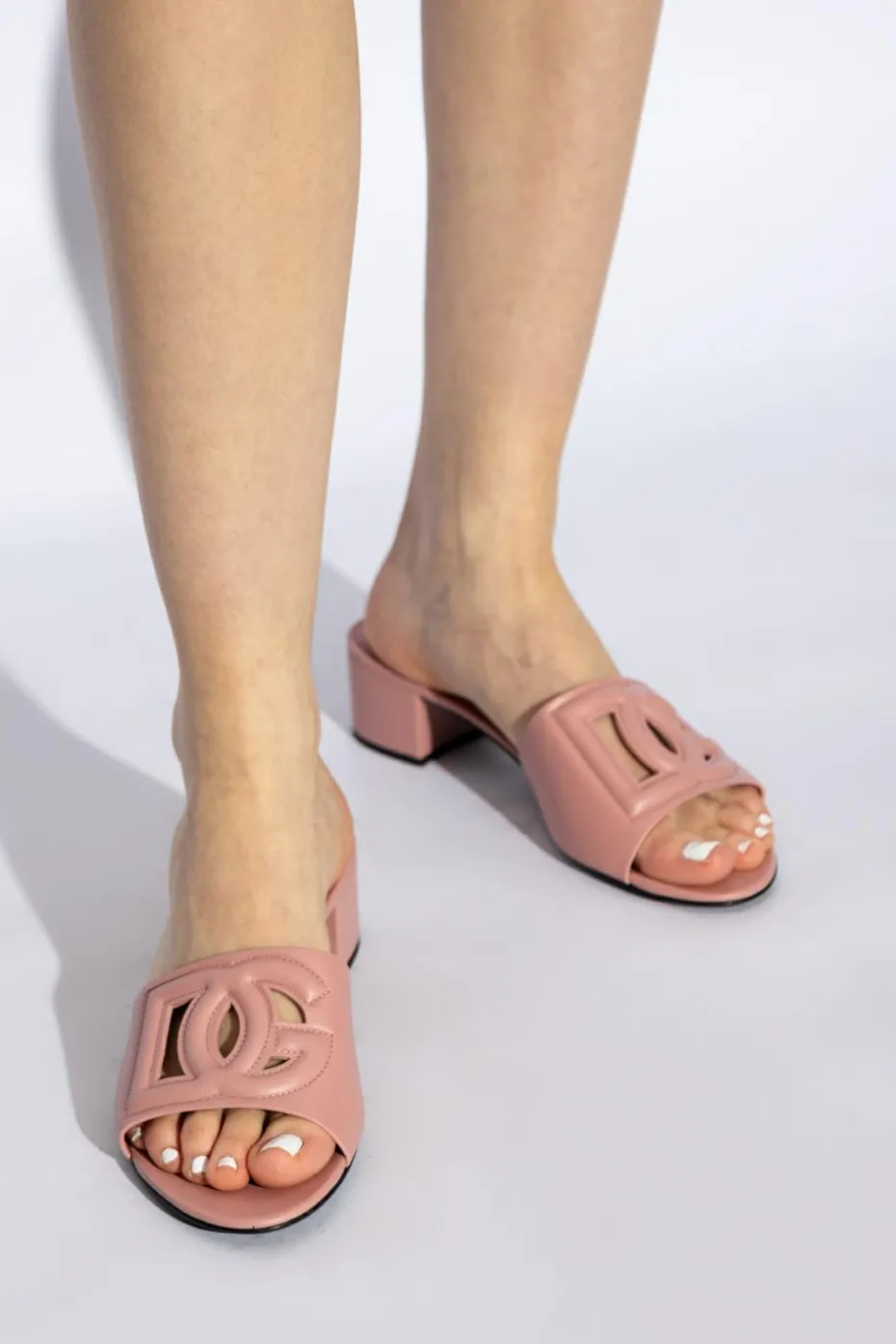 Dolce & Gabbana PINK Heeled mules