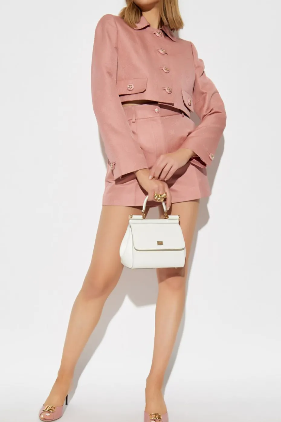 Dolce & Gabbana PINK Monogram shorts