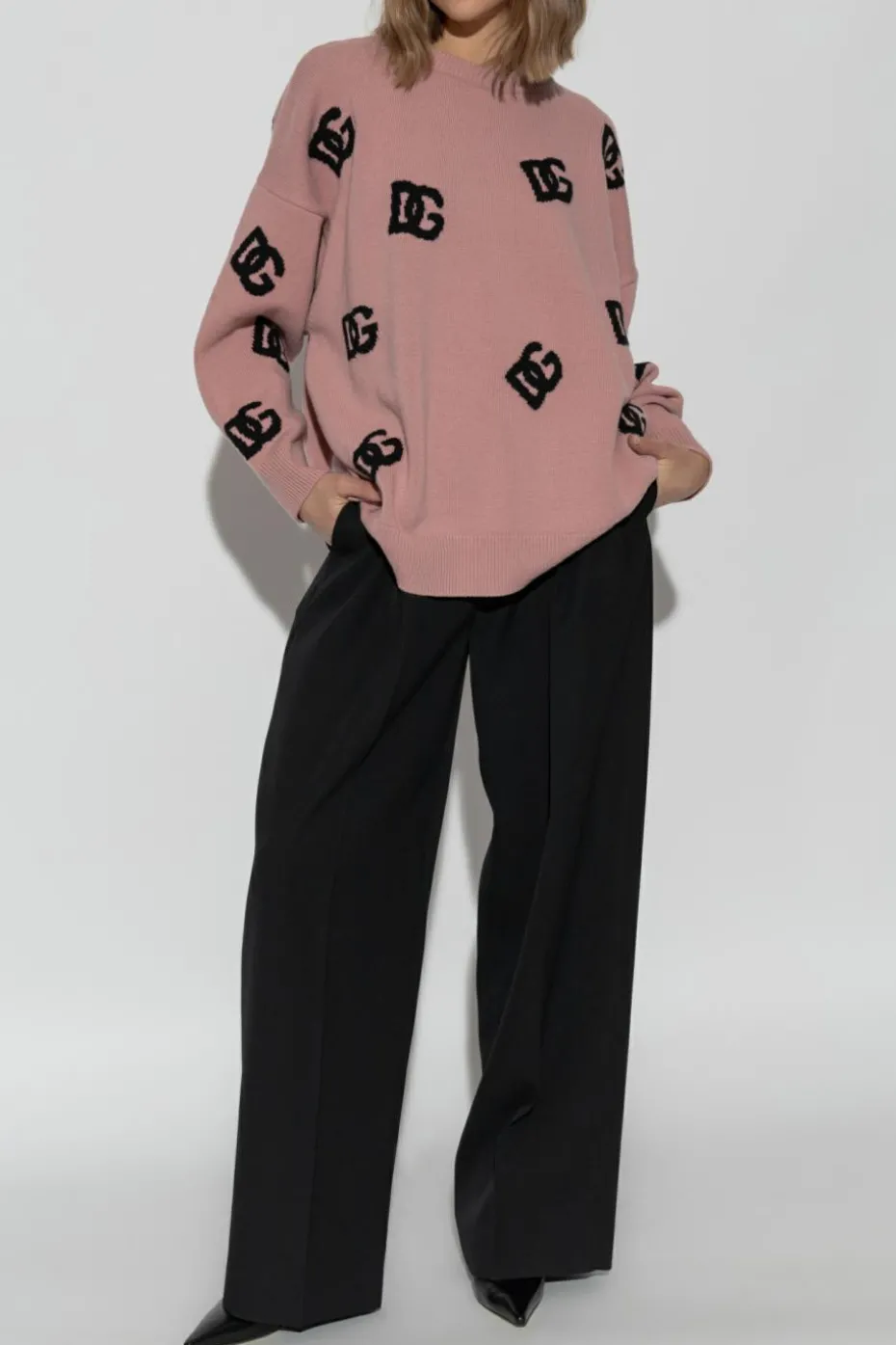 Dolce & Gabbana PINK Monogram sweater