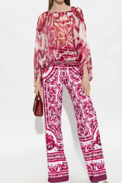 Dolce & Gabbana PINK Silk top