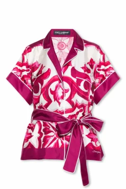 Dolce & Gabbana PINK Silk shirt