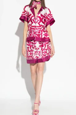 Dolce & Gabbana PINK Silk shirt