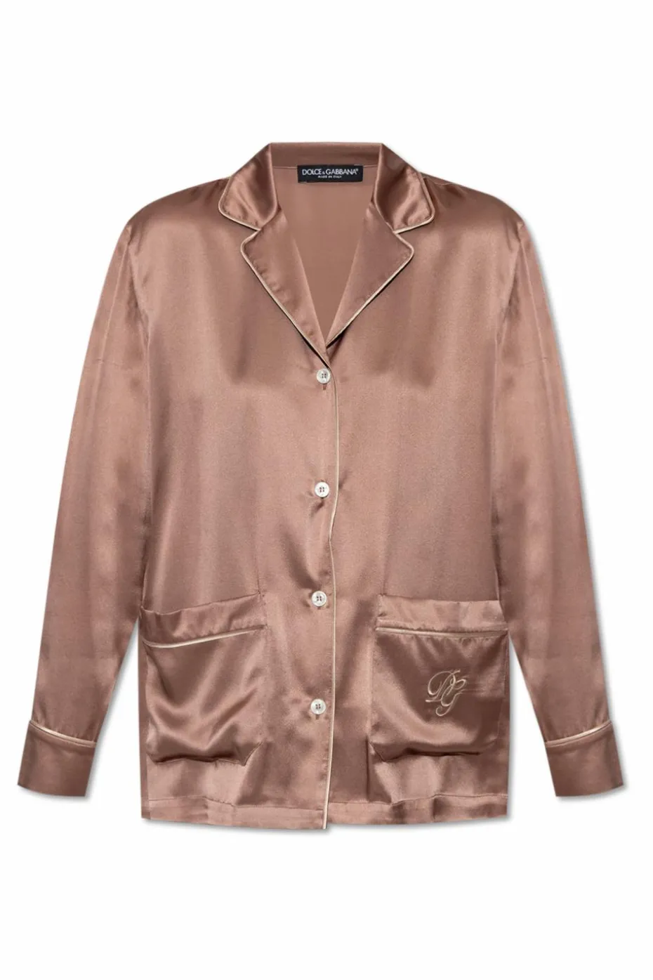 Dolce & Gabbana PINK Silk pajama top