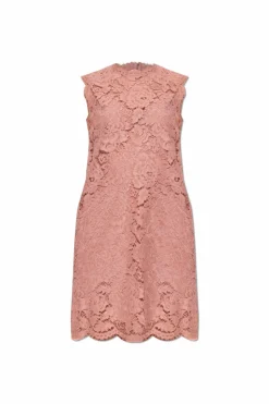 Dolce & Gabbana PINK Sleeveless lace dress