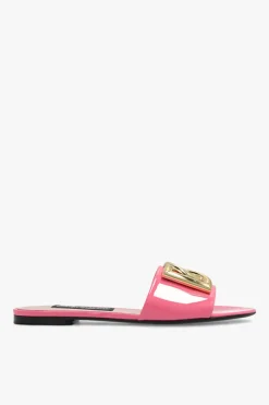 Dolce & Gabbana PINK Slides with logo